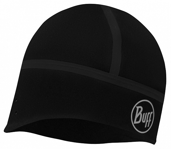 Шапка Buff Windproof Solid Black S/M - Фото 1 большая