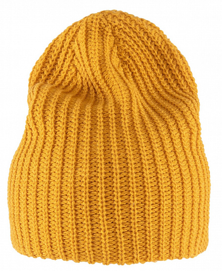 Шапка Fjallraven Ovik Melange Mustard Yellow - Фото 2 большая