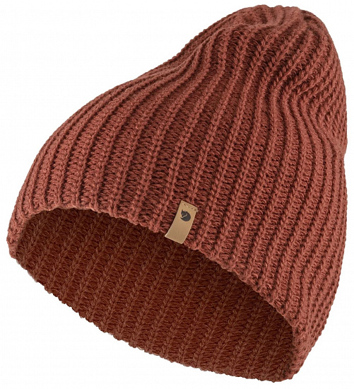 Шапка Fjallraven Ovik Melange Terracotta Pink - Фото 1 большая