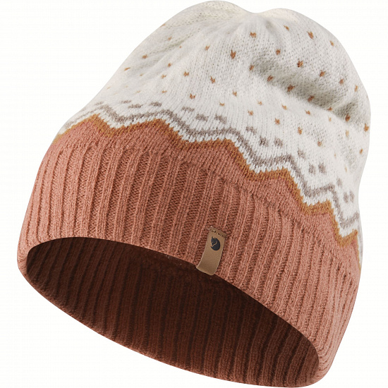 Шапка Fjallraven Ovik Knit Terracotta Pink - Фото 1 большая