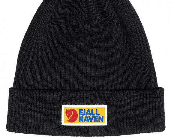 Шапка Fjallraven Vardag Classic Black - Фото 3 большая