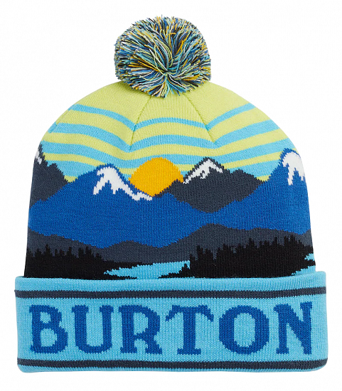 Шапка детская Burton Echo Lake Cyan - Фото 1 большая