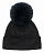 Шапка женская Toni Sailer Elise Fur Black - Фото 1 малая