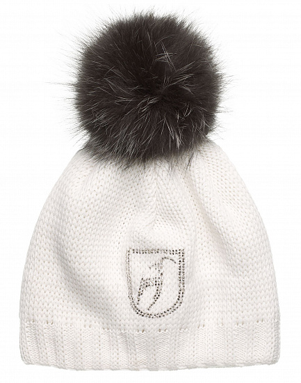 Шапка женская Toni Sailer Beanie Fur Bright White - Фото 1 большая