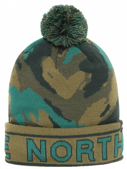 Шапка детская The North Face Ski Tuke Evergreen Mountain Camo Print - Фото 1 большая