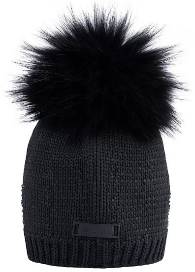 Шапка женская SportAlm Aris SKI m.P Black - Фото 2 большая