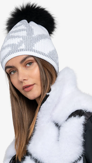 Шапка женская SportAlm Opera SKI m.P Weiss - Фото 3 большая