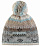 Шапка Eisbar Ike Pompon Mu Frostbeige-Graumele-Schwarz - Фото 1 малая