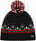 Шапка Eisbar Esin Pompon Mu Schwarz-Ardea-White/Bunt - Фото 1 малая