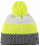 Шапка Eisbar Star Pompon Mu Graumele-Lightyellow-White - Фото 1 малая
