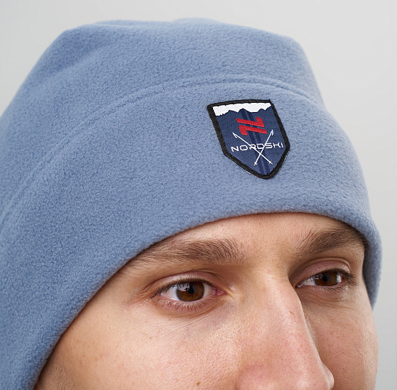 Шапка Nordski Fleece Warm Grey - Фото 5 большая