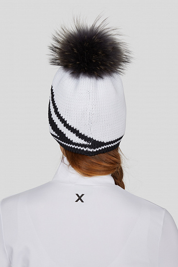 Шапка женская Sportalm Rachel Optical White - Фото 4 большая