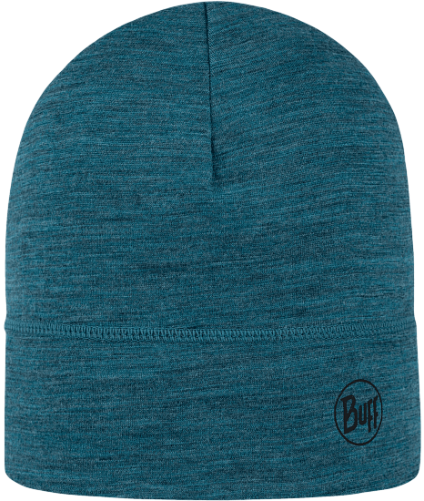 Шапка Buff Merino Lightweight Hat Solid Teal - Фото 1 большая
