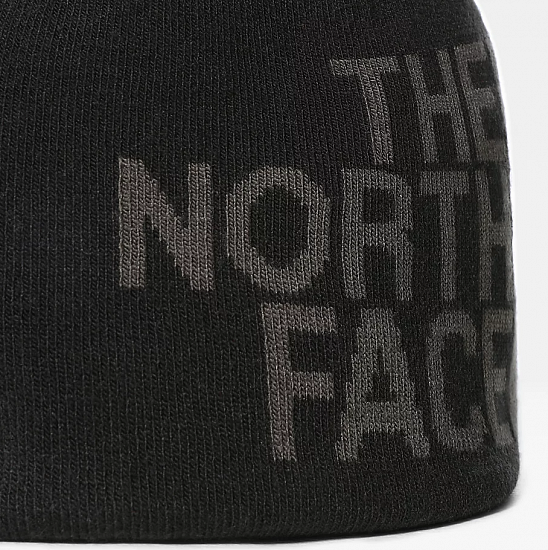 Шапка The North Face Reversible Tnf Banner Tnf Black/Asphalt Grey - Фото 2 большая