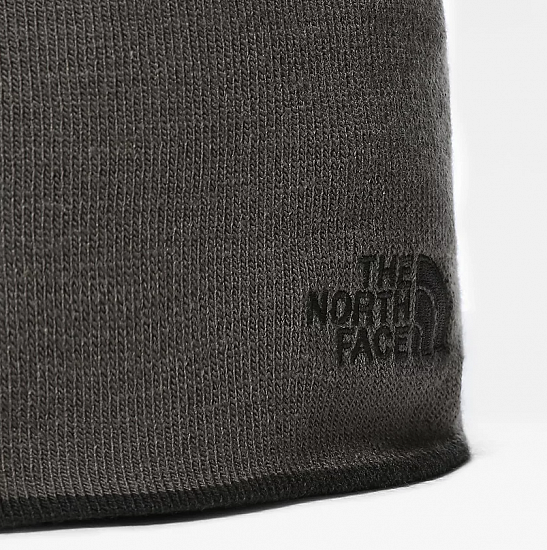 Шапка The North Face Reversible Tnf Banner Tnf Black/Asphalt Grey - Фото 4 большая