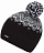 Шапка Eisbar Slint Pompon MU Black/Grey/White - Фото 1 малая