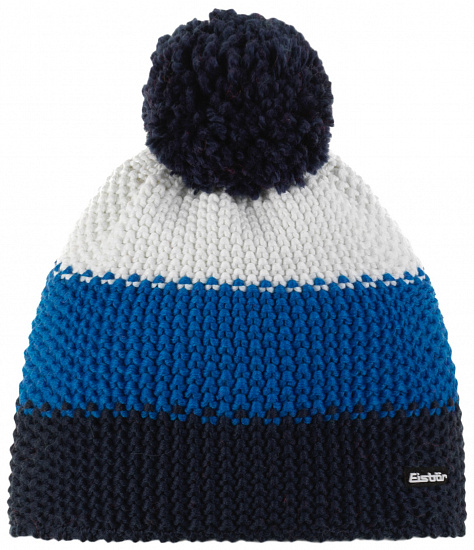 Шапка Eisbar Star Pompon MU Black/Grey/Blue