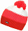 Шапка Eisbar Star Pompon MU Red/Pink/White - Фото 1 малая