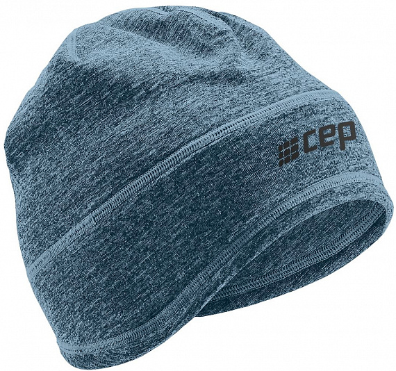 Шапка CEP Winter Run CB931U Blue Melange - Фото 1 большая