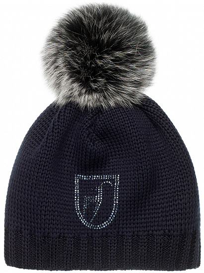 Шапка женская Toni Sailer Beanie Fur Midnight - Фото 1 большая