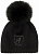 Шапка женская Toni Sailer Beanie Fur Black - Фото 1 малая