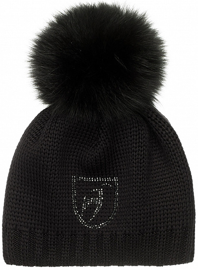 Шапка женская Toni Sailer Beanie Fur Black - Фото 1 большая