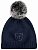 Шапка женская Toni Sailer Beanie Fur Midnight - Фото 1 малая