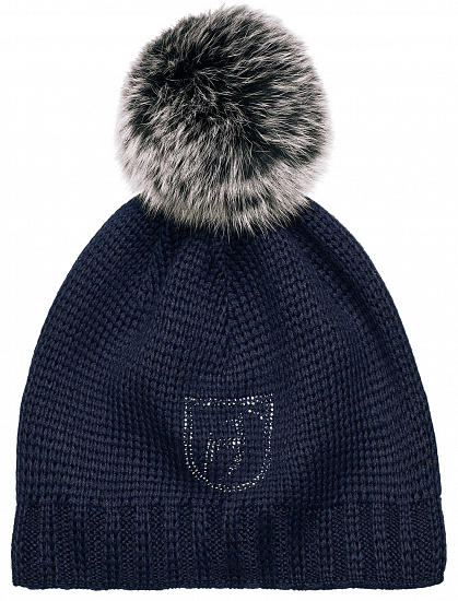 Шапка женская Toni Sailer Beanie Fur Midnight - Фото 1 большая
