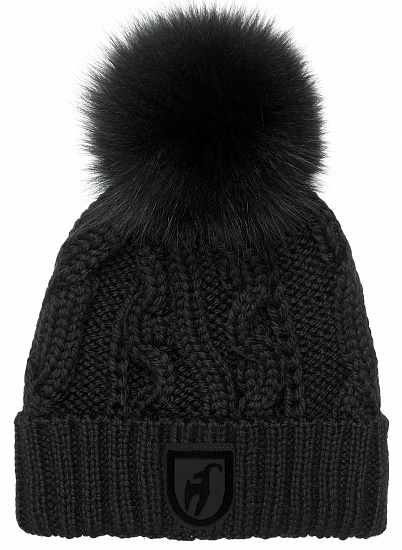 Шапка женская Toni Sailer Casandra New Logo Fur Black - Фото 1 большая