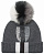 Шапка женская Toni Sailer Quendolin Fur Iron Grey - Фото 1 малая