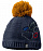 Шапка детская Jack Wolfskin Paw Knit Night Blue - Фото 1 малая