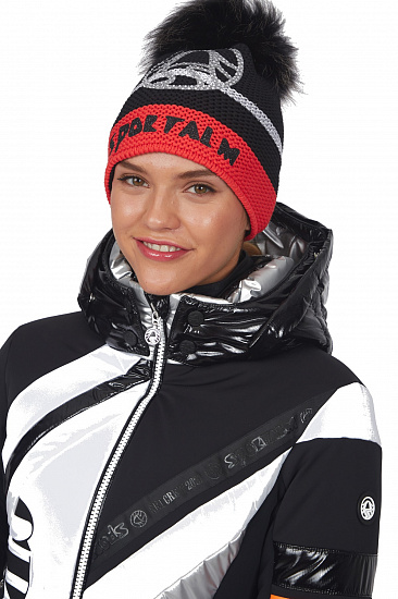 Шапка женская Sportalm Sigma Fire Red - Фото 3 большая
