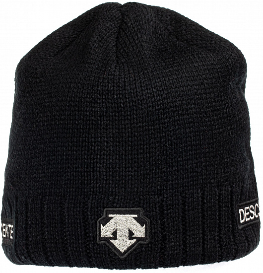 Шапка мужская Descente Resort Black - Фото 2 большая