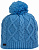 Шапка женская Descente Snow Azure Blue - Фото 2 малая