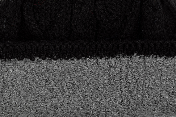 Шапка женская Descente Snow Black - Фото 3 большая