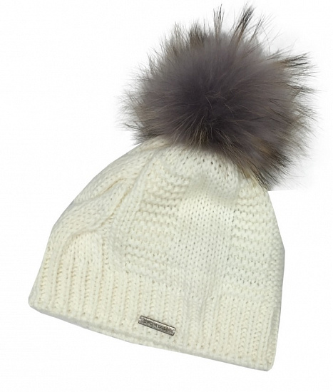 Шапка женская Sportalm Baden WL Off White - Фото 1 большая