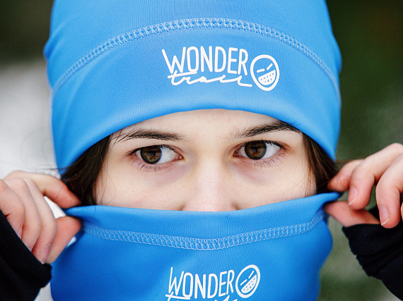 Шапка Wonder Trail Premium Cornflower Blue - Фото 5 большая