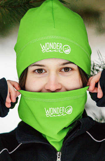 Шапка Wonder Trail Premium Green Neon - Фото 4 большая