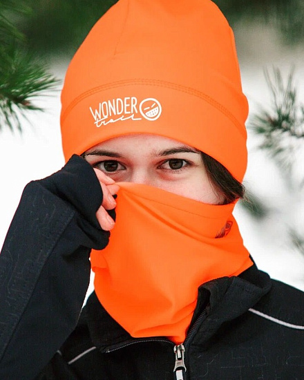 Шапка Wonder Trail Premium Orange Neon - Фото 2 большая