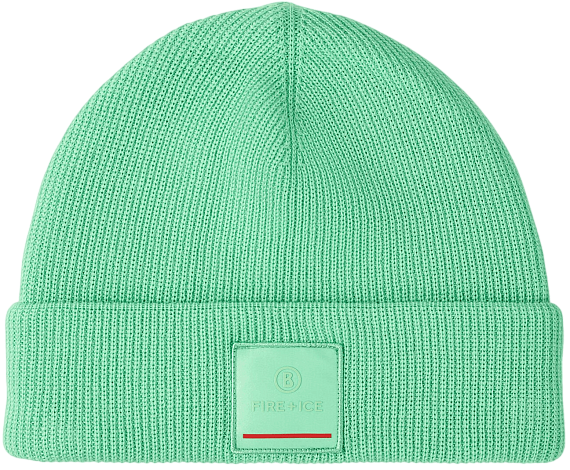 Шапка мужская Bogner Fire+Ice Tarek Green/Turquoise - Фото 1 большая