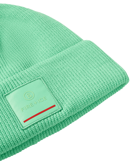 Шапка мужская Bogner Fire+Ice Tarek Green/Turquoise - Фото 3 большая