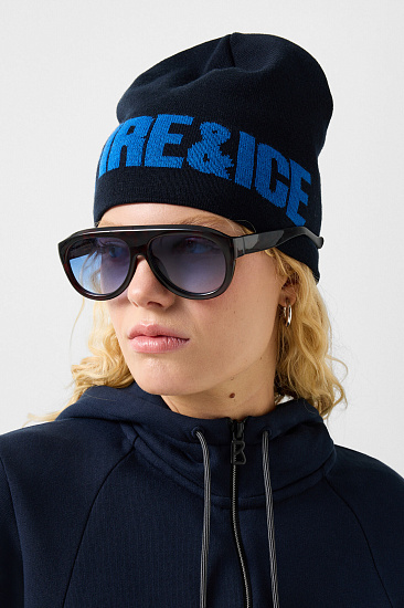 Шапка мужская Bogner Fire+Ice Jamie2 Deepest Navy - Фото 4 большая