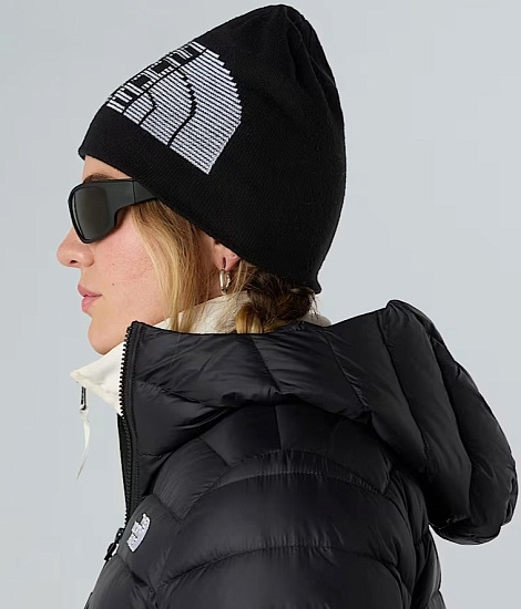 Шапка The North Face Reversible Highline TNF Black/TNF Black/TNF White - Фото 7 большая