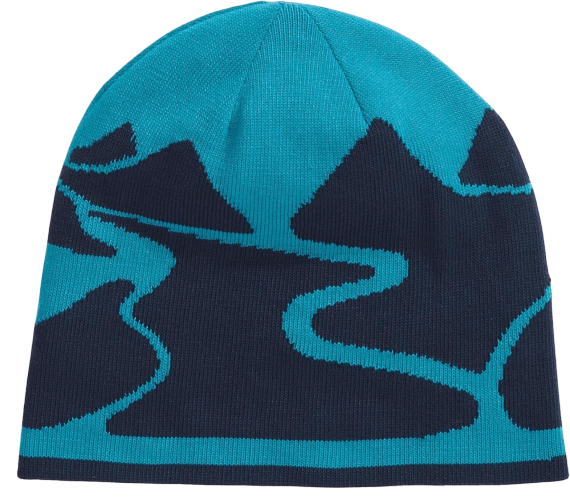 Шапка The North Face Reversible Highline Summit Navy/Dusk Blue - Фото 2 большая