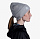 Шапка Buff Crossknit Sold Light Grey - Фото 9 малая