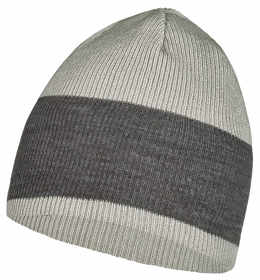 Шапка Buff Crossknit Sold Light Grey - Фото 2 большая