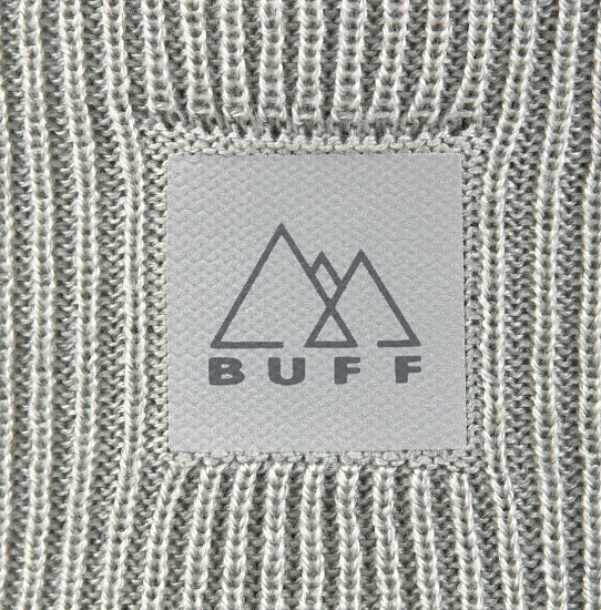 Шапка Buff Crossknit Sold Light Grey - Фото 4 большая