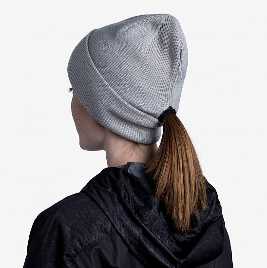 Шапка Buff Crossknit Sold Light Grey - Фото 10 большая
