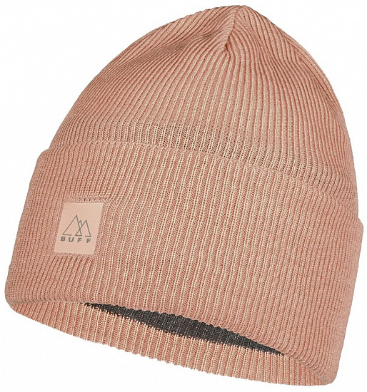 Шапка Buff Crossknit Solid Pale Pink - Фото 1 большая