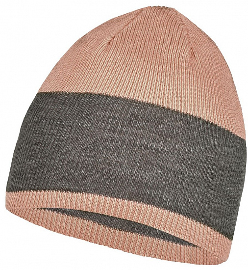 Шапка Buff Crossknit Solid Pale Pink - Фото 2 большая